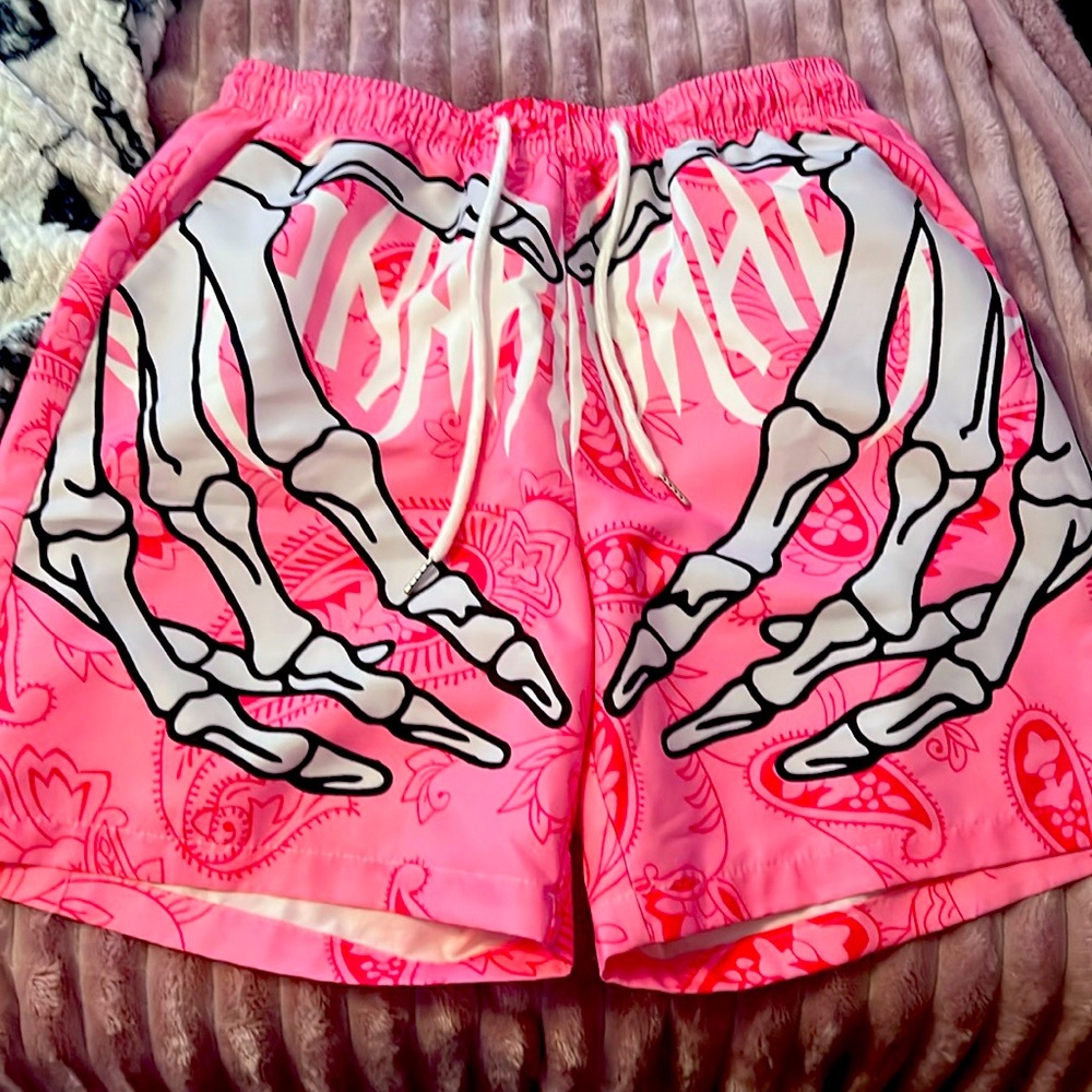 Temu skeleton shorts